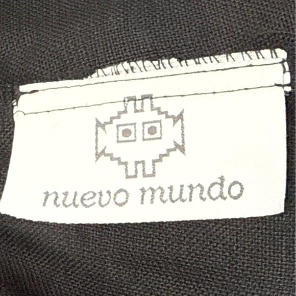 Nuevo Mundo Womens Black Wide-Leg Button-Front Pants Sz S - Picture 5 of 8